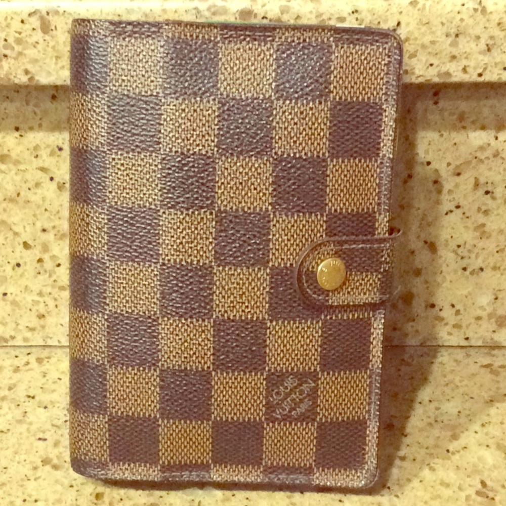 Louis Vuitton Damien Ebene small ring Agenda